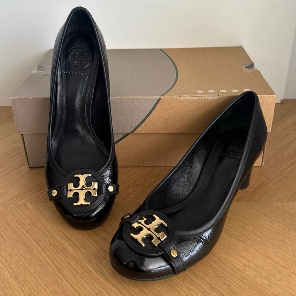 Tory Burch Aaden ’Black’ Women Patent Leather Heels- SZ 8